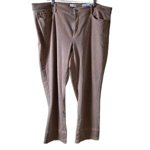 J. Jill Denim Authentic Fit Cropped Raw Hem Capri Pants - sz 16Tall